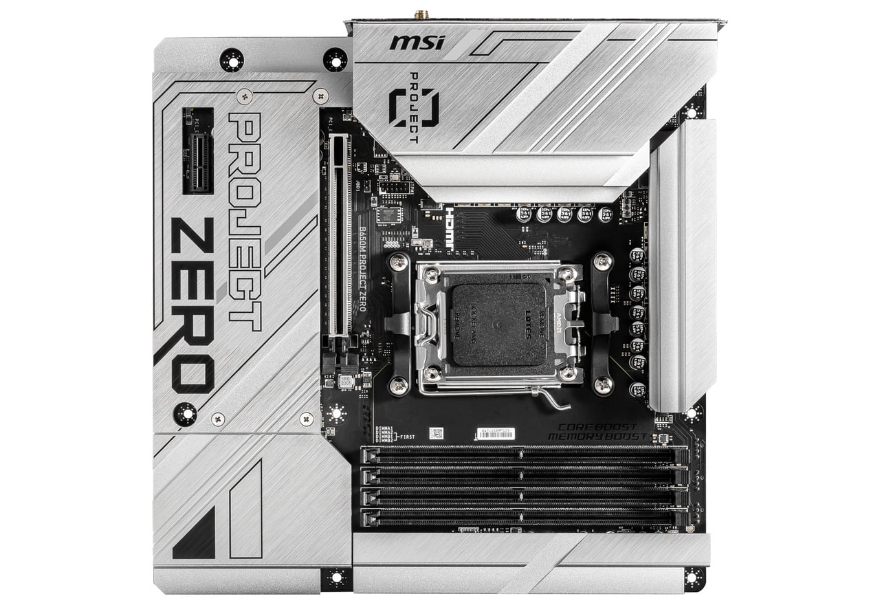 B650M PROJECT ZERO | MSI マザーボード AMD B650チップセット | 株式