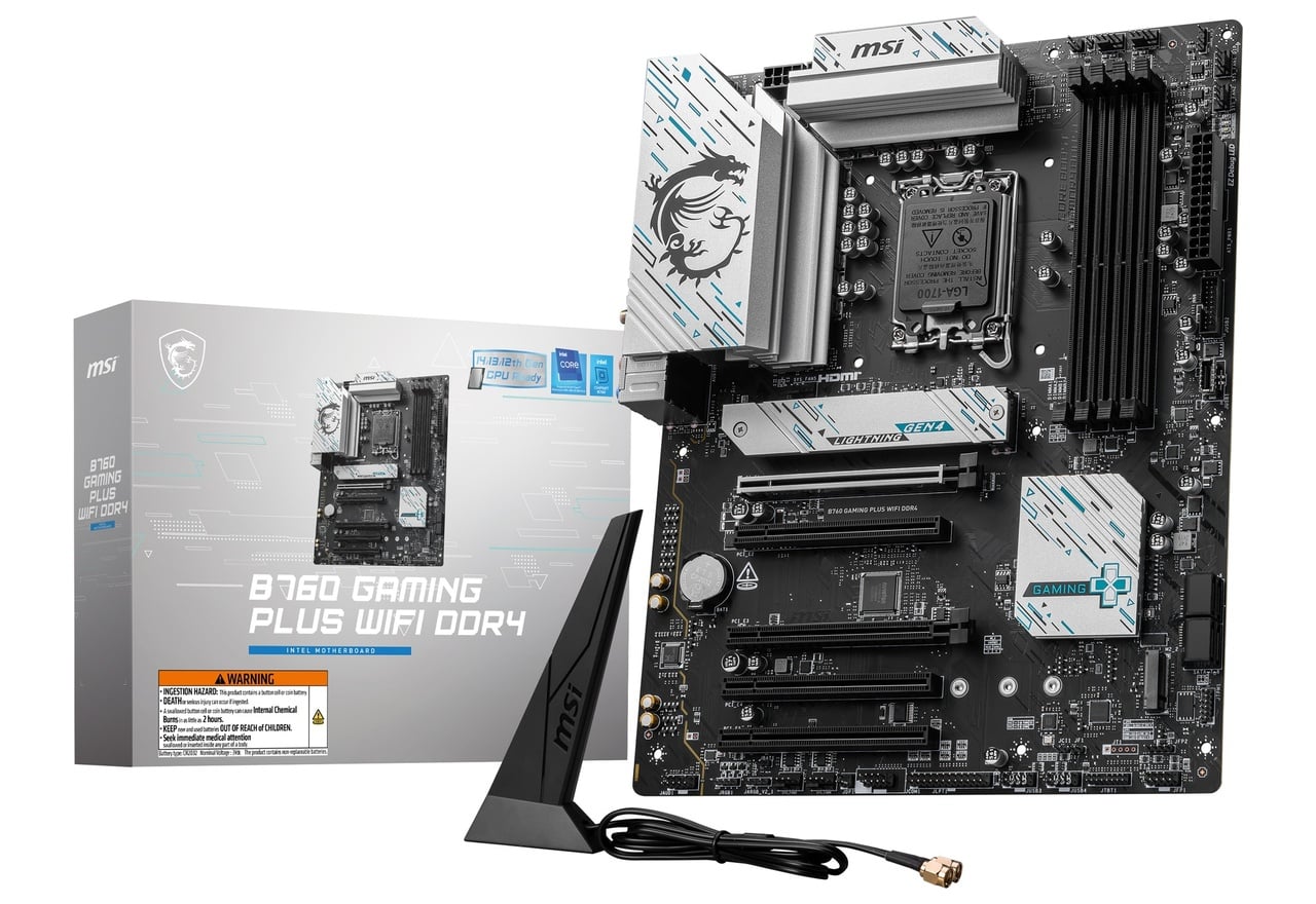 B760 GAMING PLUS WIFI DDR4 | MSI マザーボード Intel B760チップ