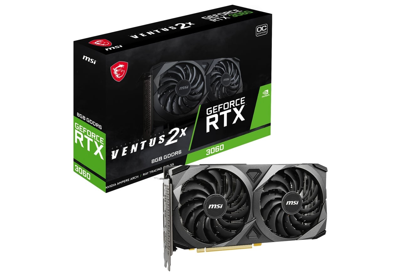 GeForce RTX 3060 VENTUS 2X 8G OC | MSI グラフィックボード GeForce