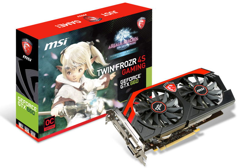 N660GTX Twin Frozr 4S OC FFXIV | MSI グラフィックボード GeForce