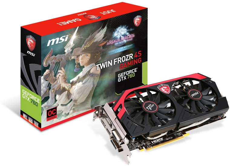 N760GTX Twin Frozr 4S OC FFXIV | MSI グラフィックボード GeForce