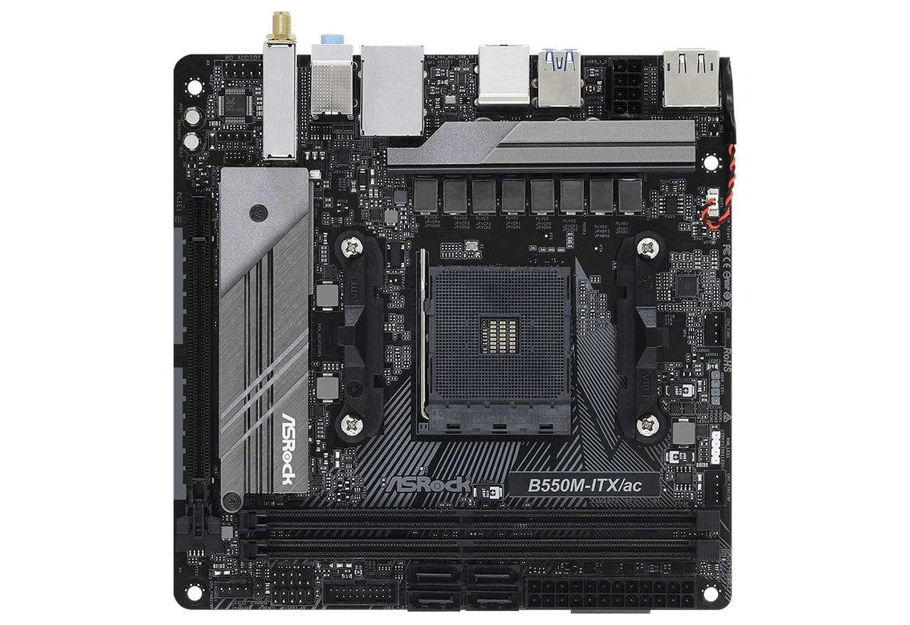 B550M-ITX/ac | ASRock マザーボード AMD B550チップセット | 株式会社
