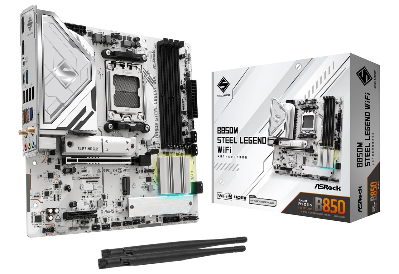 B850M Steel Legend WiFi | ASRock マザーボード AMD B850チップセット