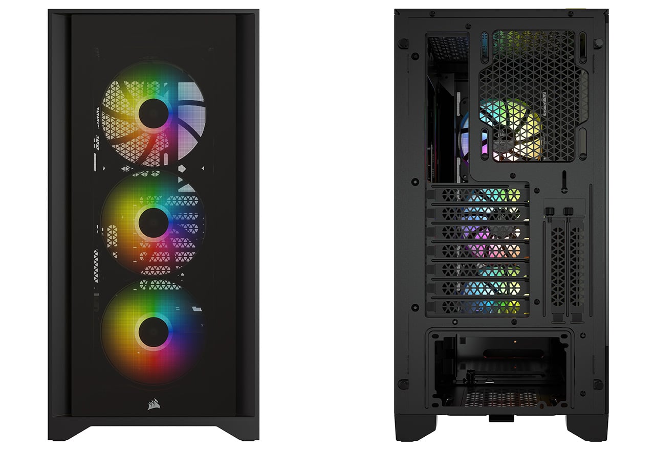 iCUE 4000X RGB Tempered Glassシリーズ | CORSAIR ミドルタワー型PC