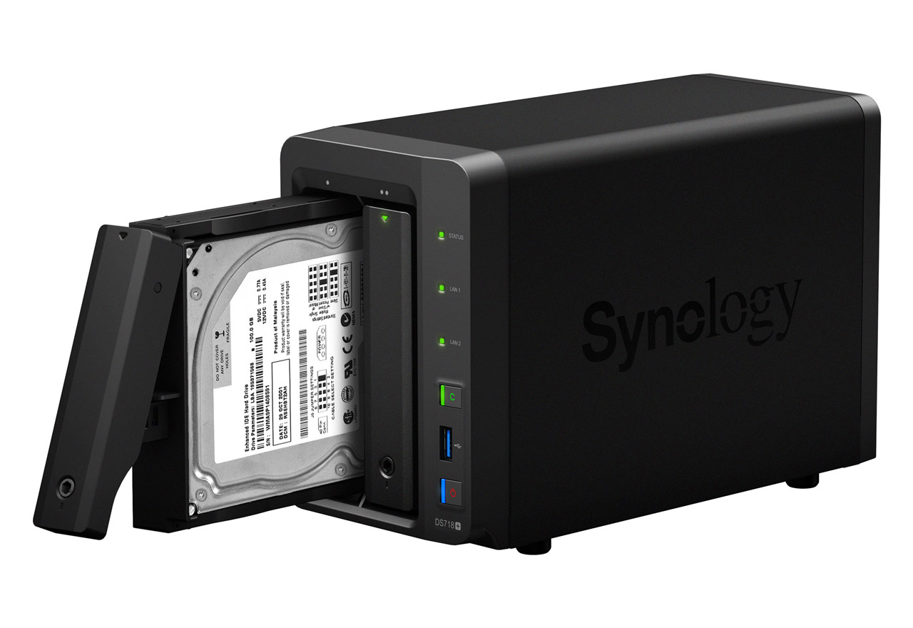 DiskStation DS718+ | Synology ビジネス向け 2ベイオールインワンNAS