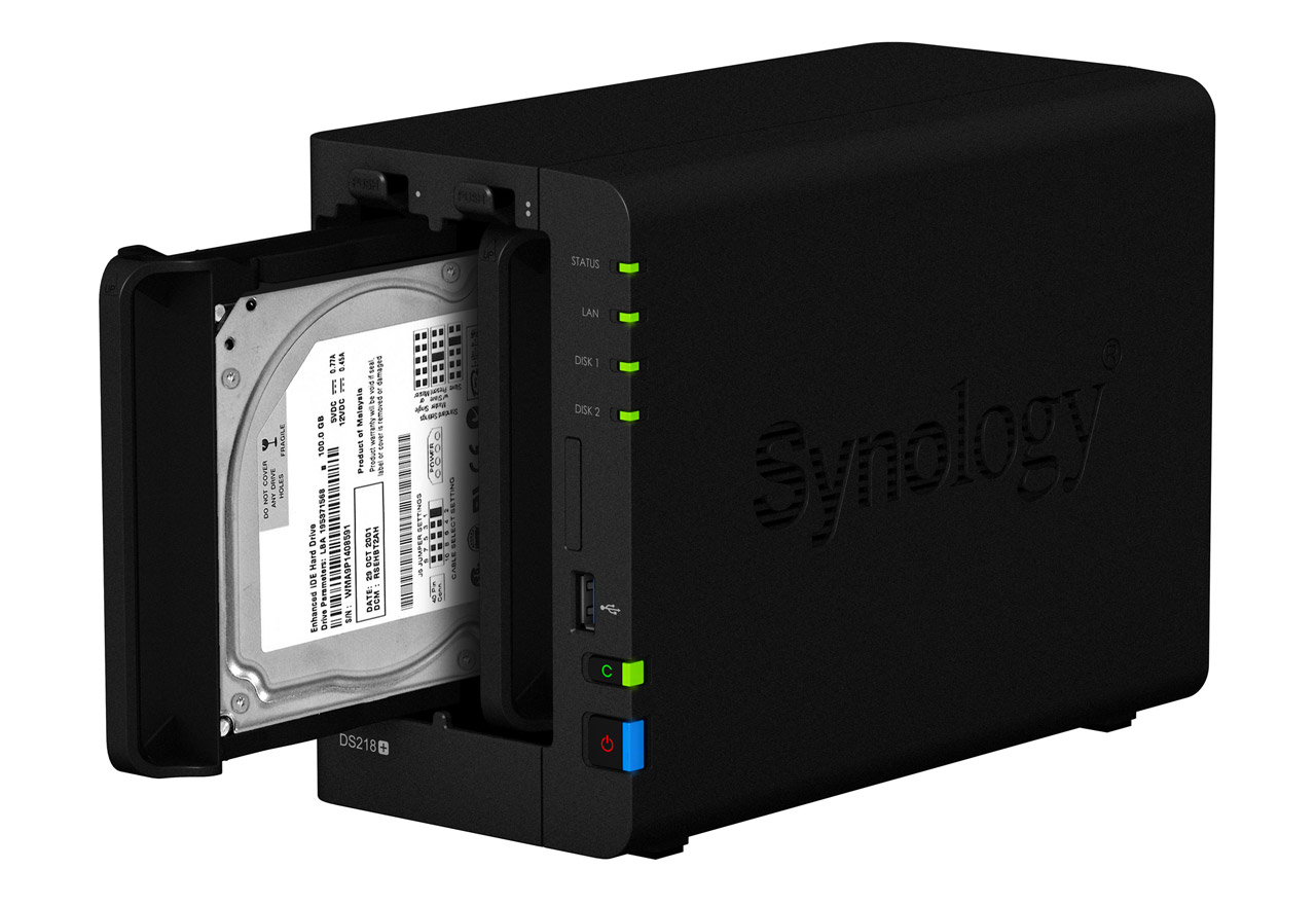 DiskStation DS218+ | Synology ビジネス向け 2ベイオールインワンNAS