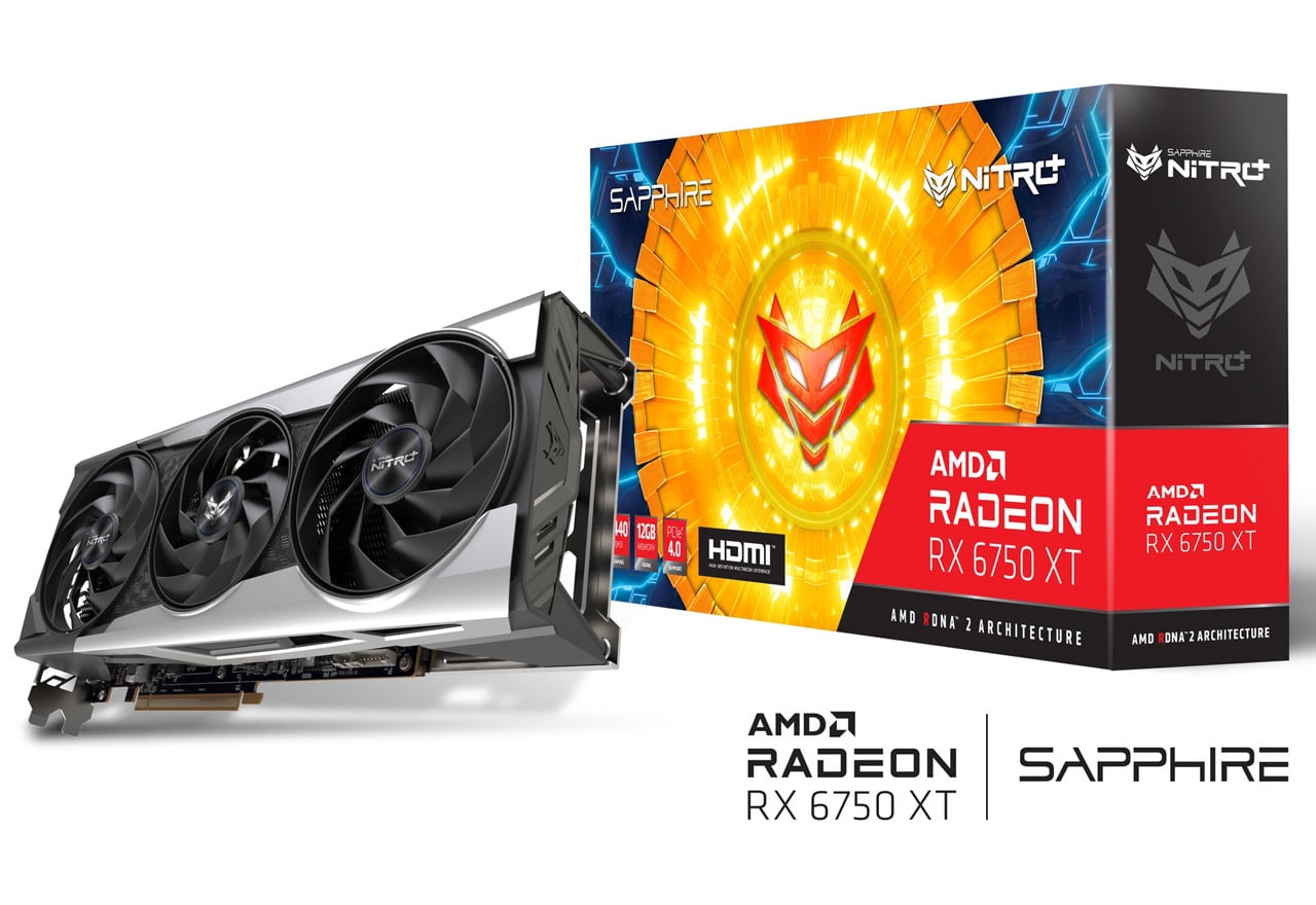 SAPPHIRE NITRO+ Radeon RX 6750 XT GAMING OC 12G GDDR6 | SAPPHIRE