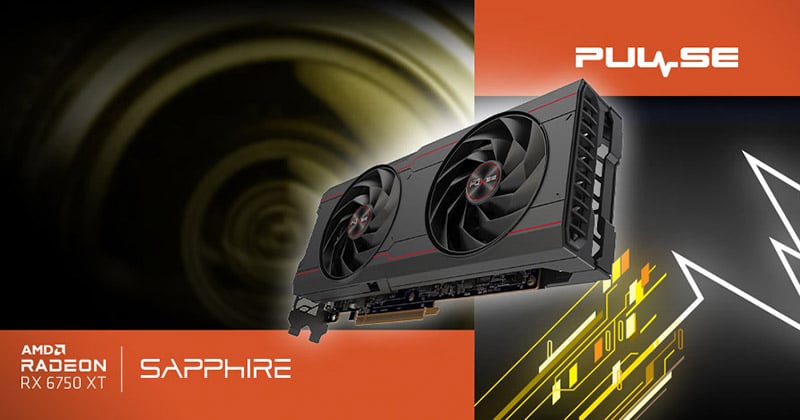 SAPPHIRE PULSE Radeon RX 6750 XT GAMING OC 12G GDDR6 | SAPPHIRE