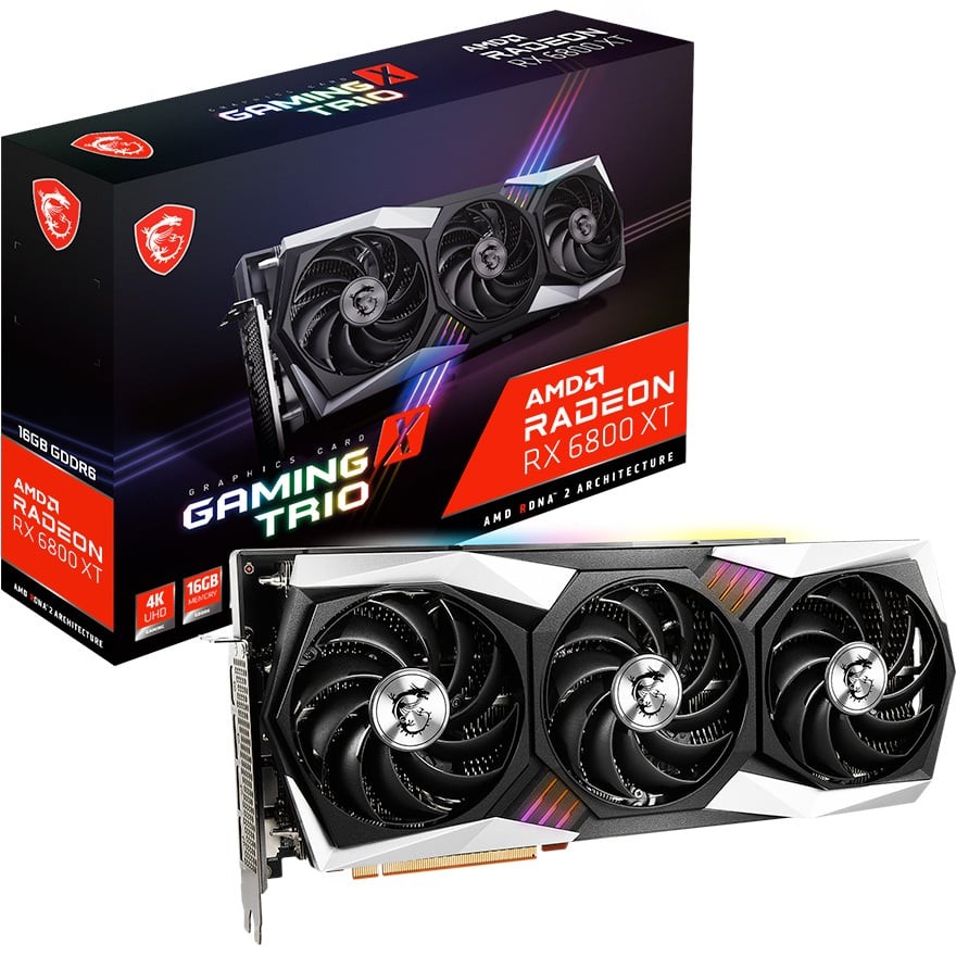 Radeon RX 6800 XT GAMING X TRIO 16G | MSI グラフィックボード