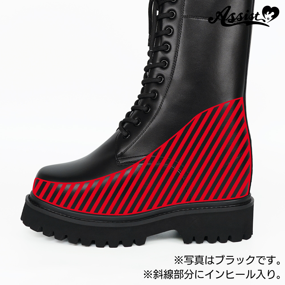 コスプレ用ブーツ・シューズ 爆盛コスプレブーツ ブラック S