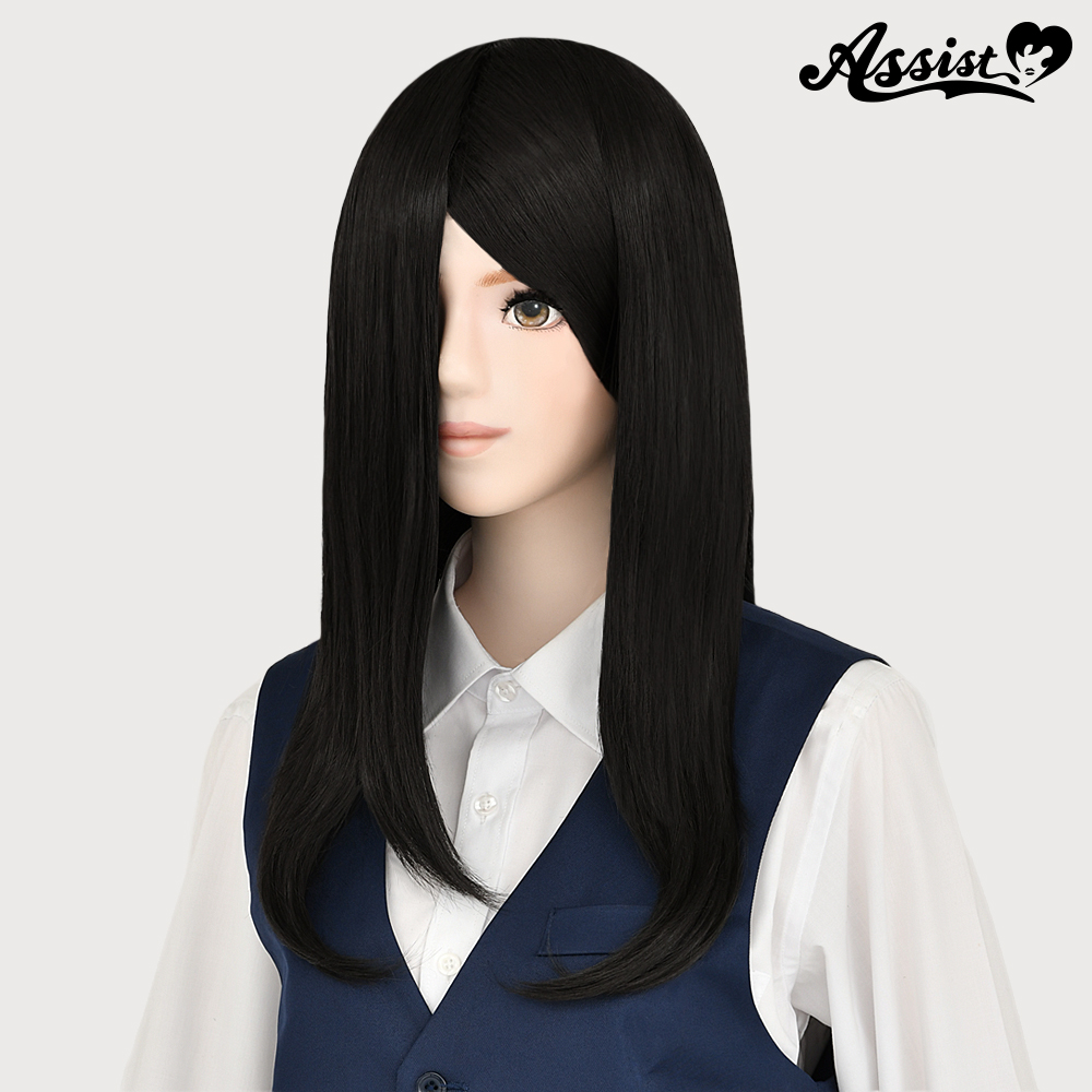 コスプレ用ウィッグ 加工特化ヘアー ブラック 1B ― コスプレウィッグ