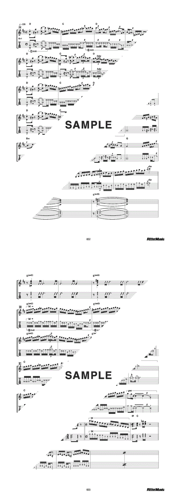 楽譜】PRISM / PRISM（ギター・スコア）提供:リットーミュージック