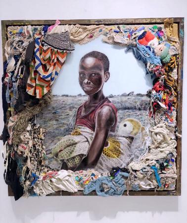 スラム街のごみ、アートに 地元福井で再生の個展 世界的美術家の長坂