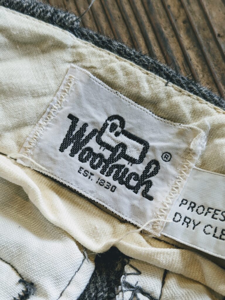 1970s-80s USA Woolrich Cropped Hunting Pants Gray W33 – ataco