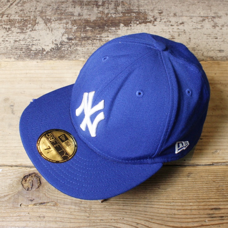 USA New Era MLB ニューヨーク ヤンキース キャップ 帽子 ブルー 青 7