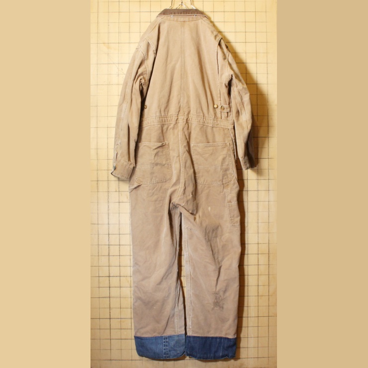 カーハート ライナー付ツナギ 美品 USA製 17067 Carhartt カーハート
