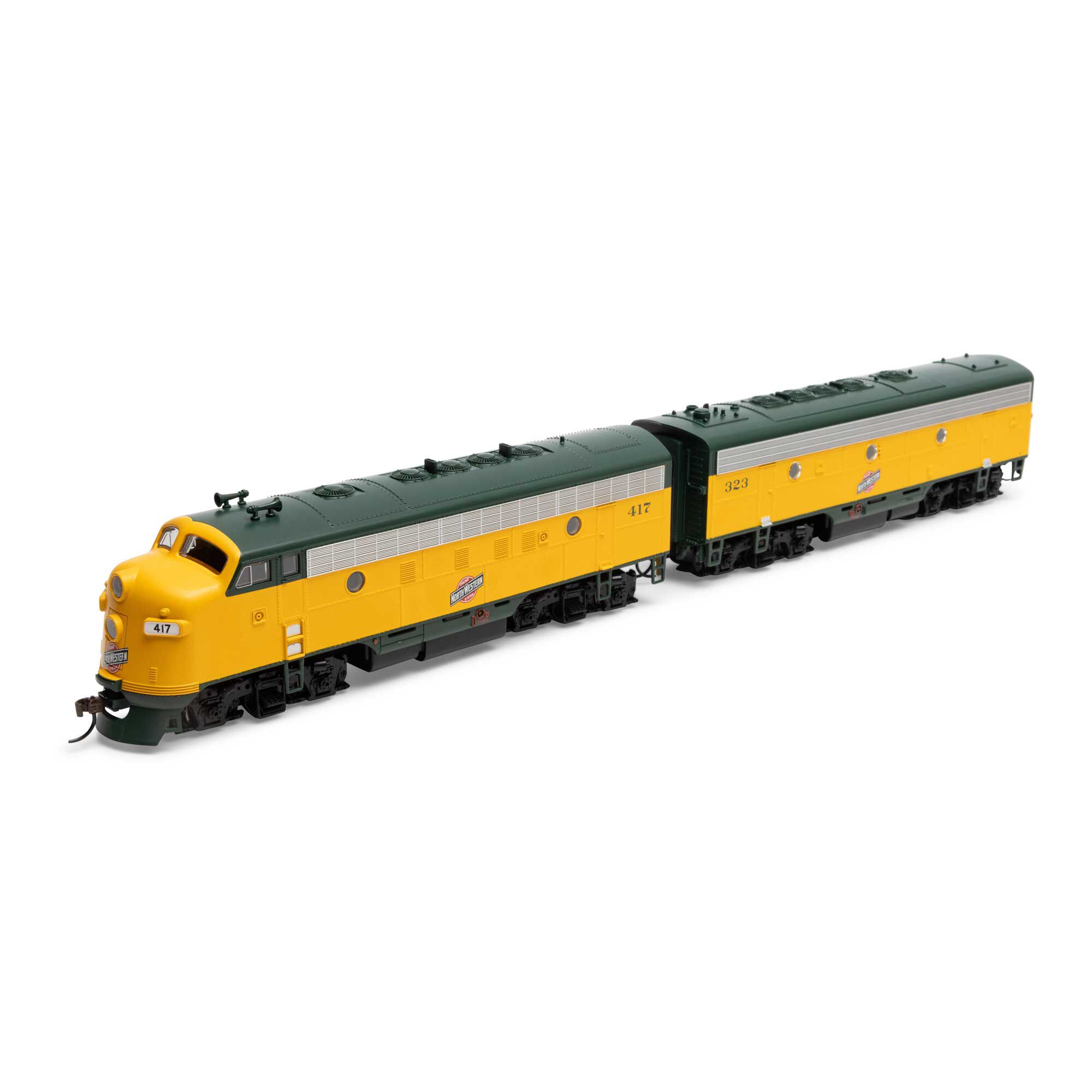 HO F7A F7B C&NW #417 #323 Model Train | Athearn | Athearn