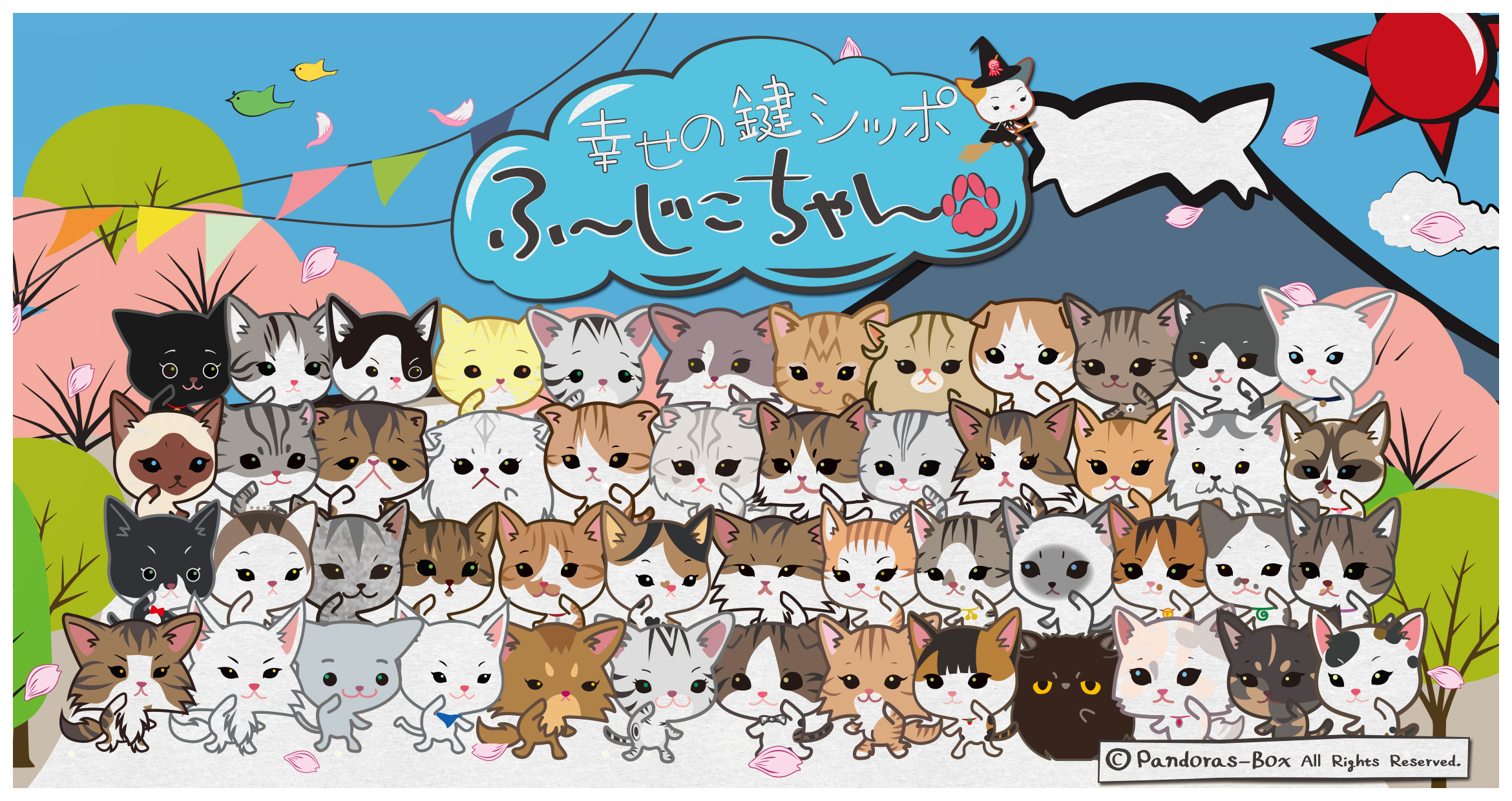 ふ～じこちゃん、応募数234匹からお友達猫ちゃん50匹が決定 ～公募で