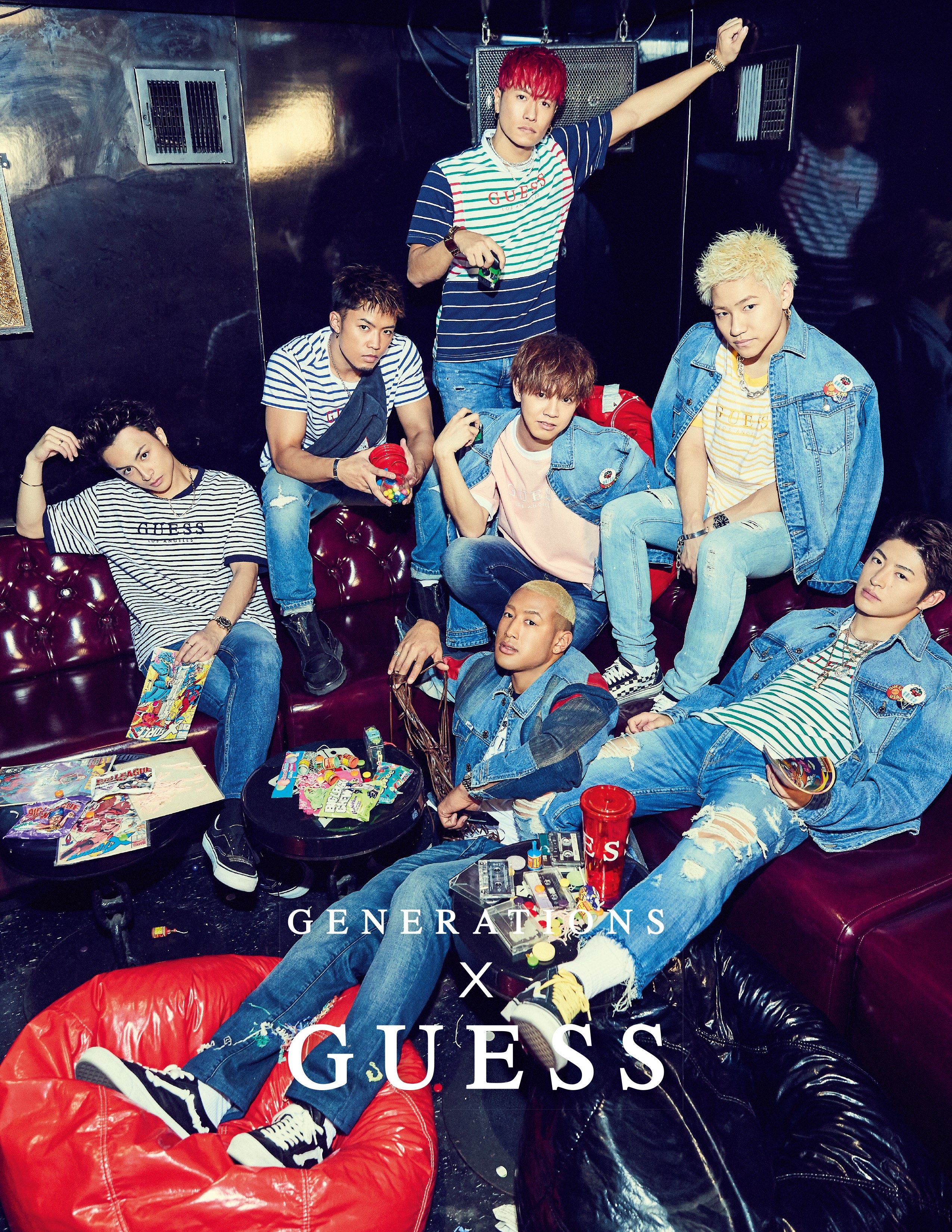 GENERATIONS × GUESS コラボレーションコレクション 4/12(木)一部再
