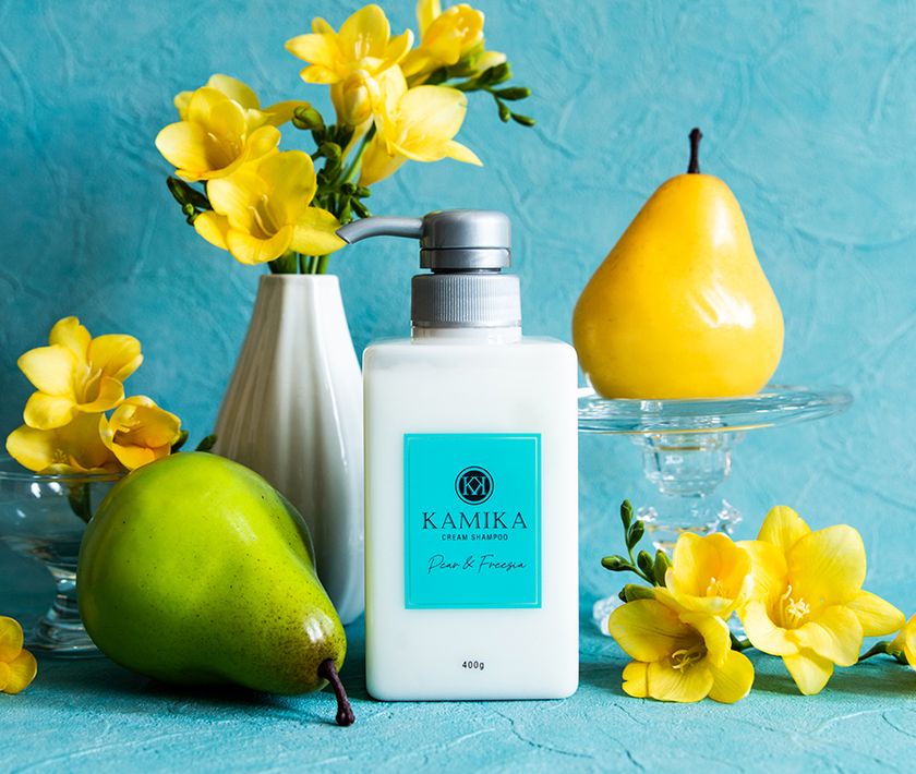 ジューシーな香りが復刻！黒髪クリームシャンプー・KAMIKAに 洋梨