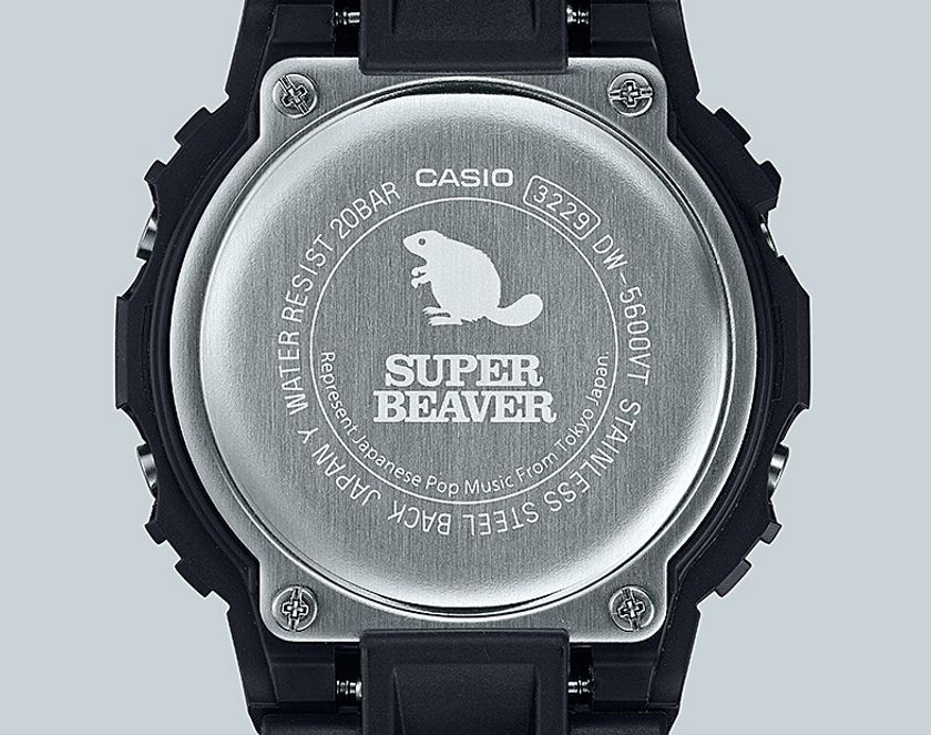 SUPER BEAVER」×“G-SHOCK” コラボレーションモデルを12月下旬に発売