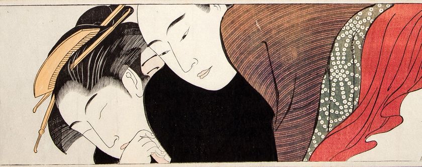 世界的春画 鳥居清長「袖の巻」展示会、 アンスティチュ・フランセ関西