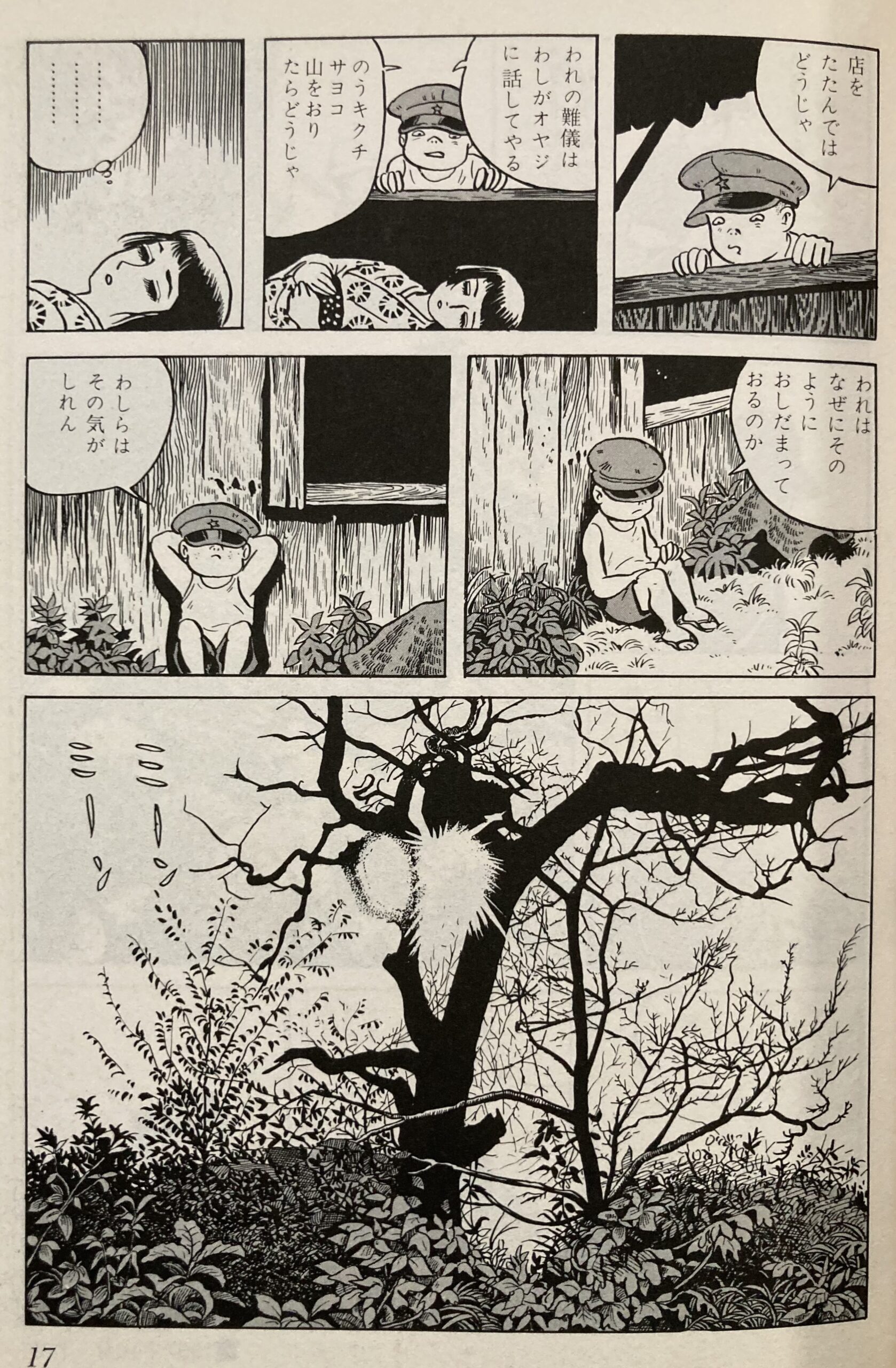 つげ義春名作 紅い花 原画コピー 紅い花 つげ義春カラー作品集 | つげ