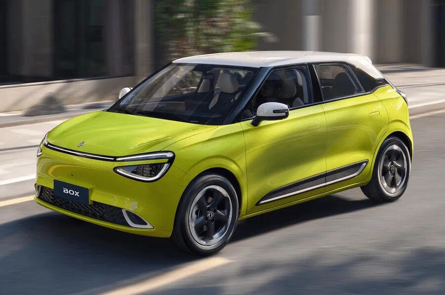 中国製格安EV、スイスで発売 東風汽車「納米Box」 航続距離310km、最高