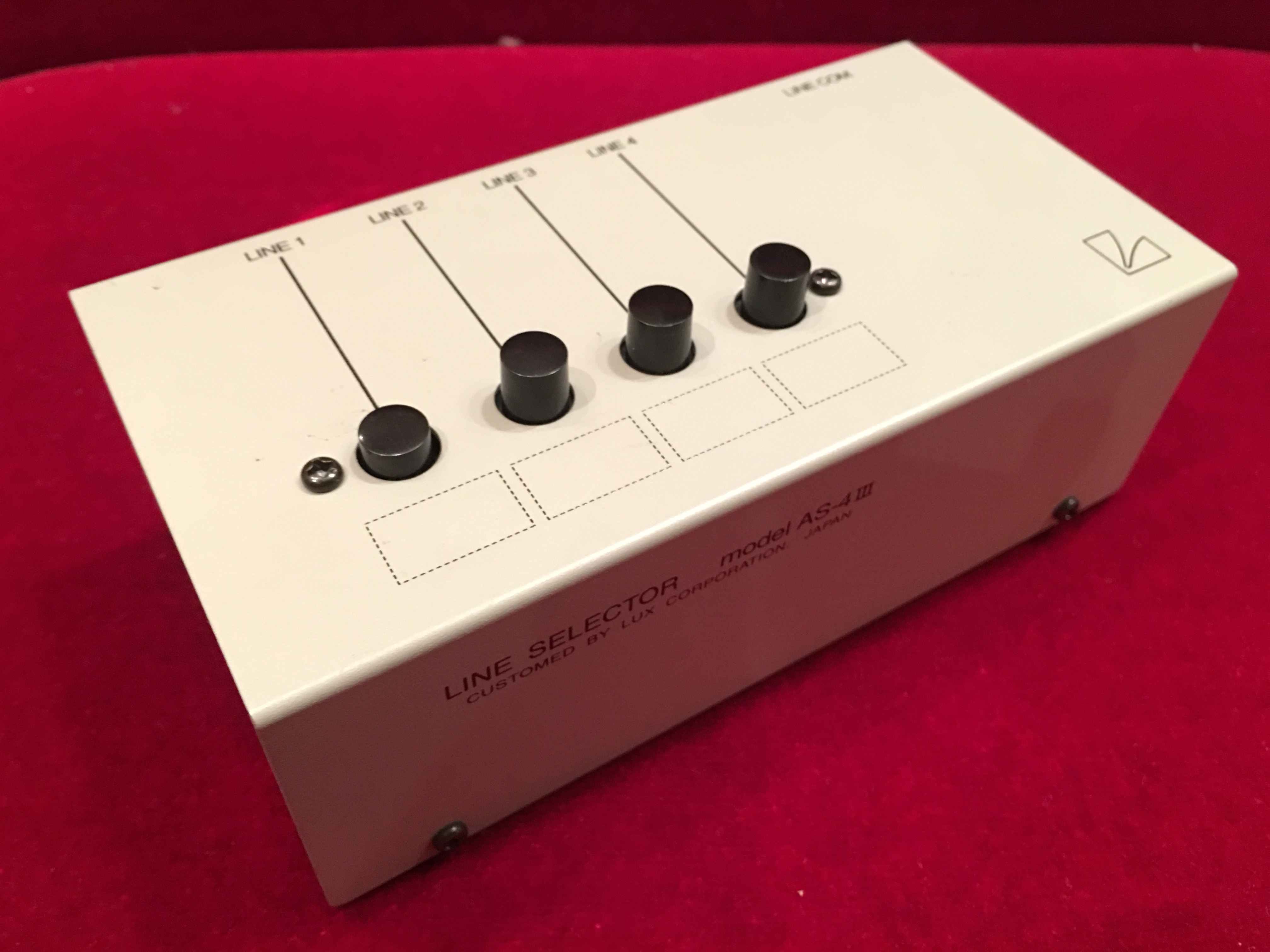 ラックスマン ラインセレクター AS-4Ⅲ 中古入荷致しました