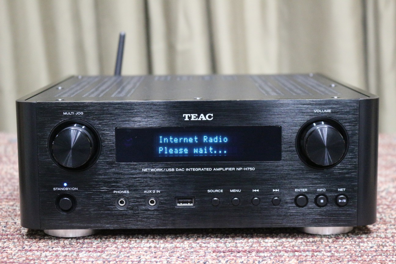 TEAC プリメインアンプ シルバー NP-H750-S TEAC プリメインアンプ