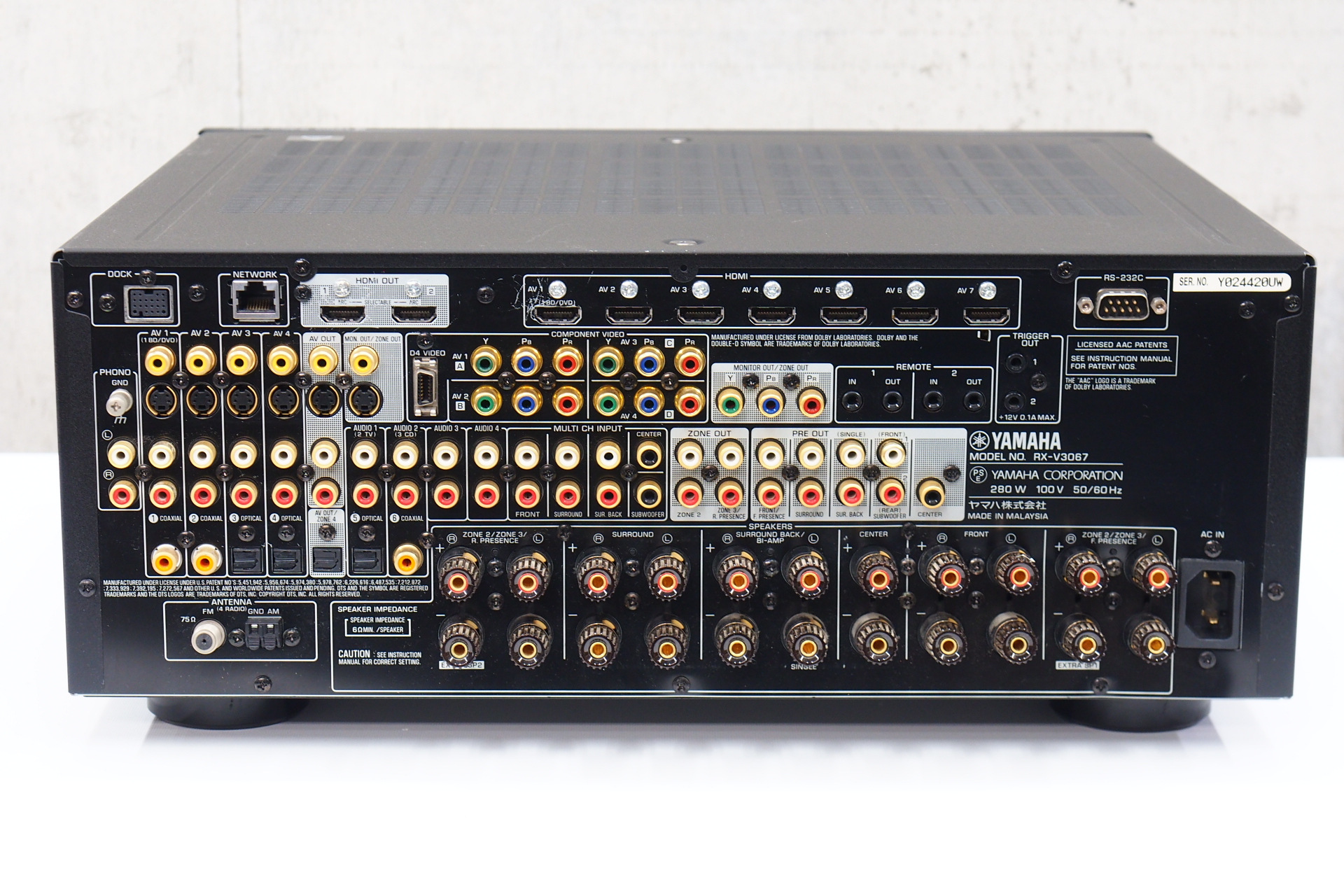 アバックWEB-SHOP / 【中古】YAMAHA RX-V3067(B)-特【コード01-11579