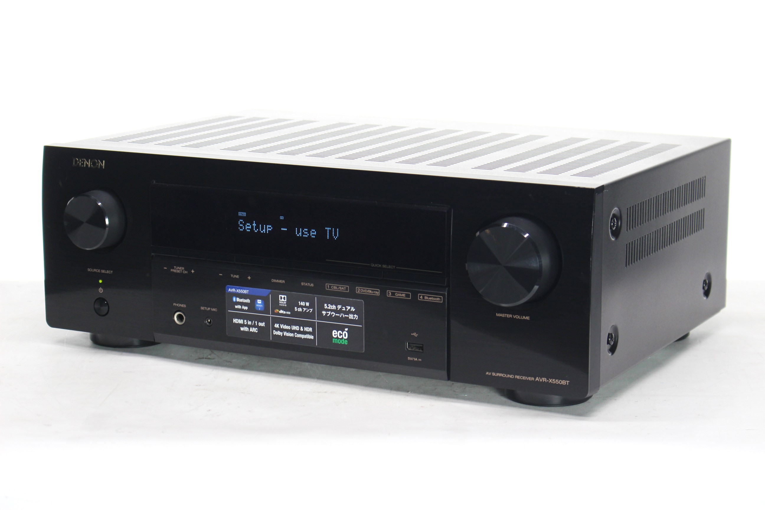 アバックWEB-SHOP / 【中古】DENON AVR-X550BT【コード21-06363】AVアンプ