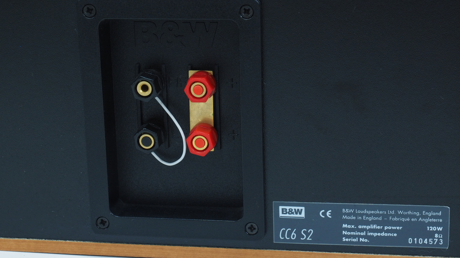 アバックWEB-SHOP / 【中古】B&W CC6S2(MY)【コード01-14586】センター