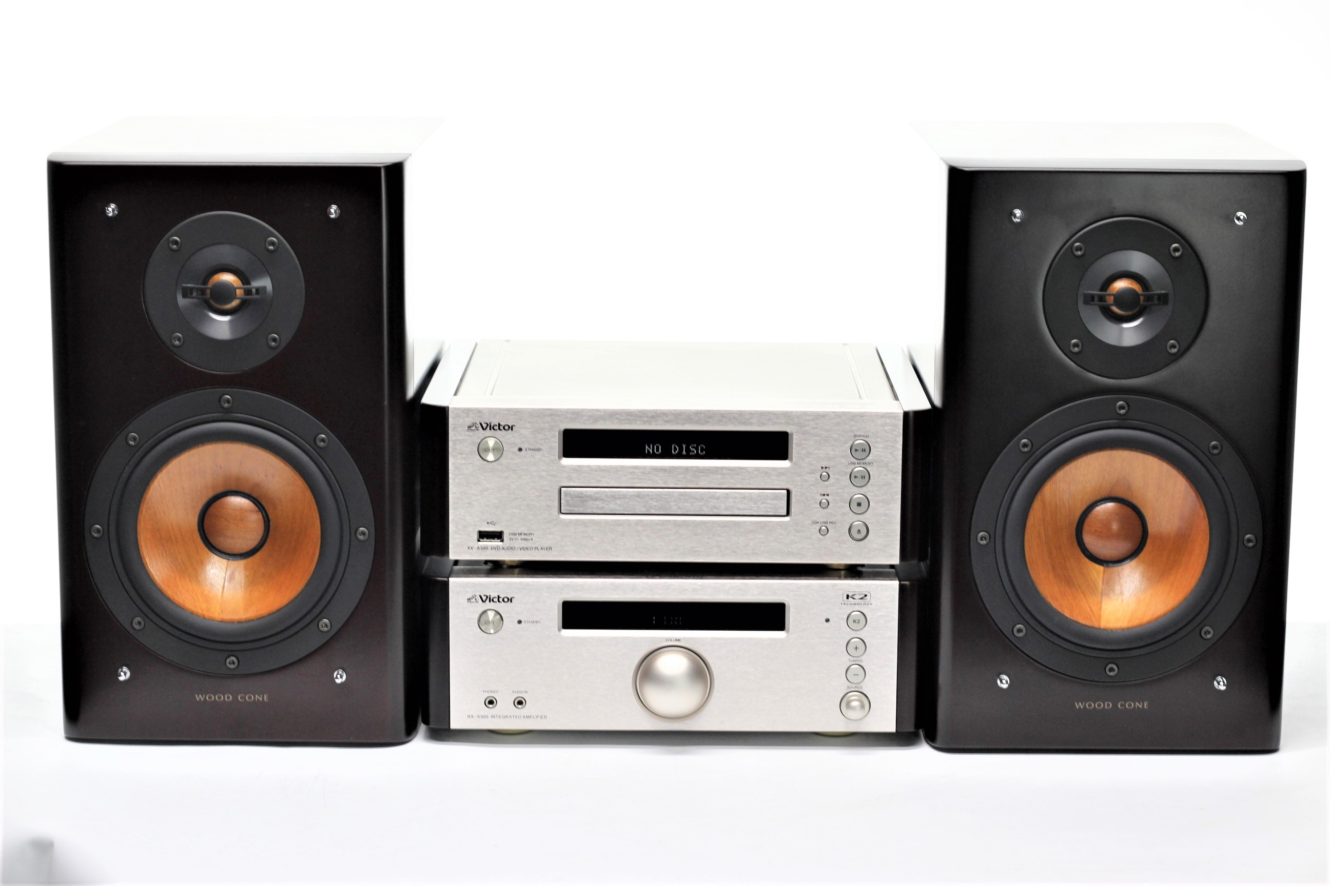 Victor EX-A10 XV-EXA10 2WAY ウッドコーンスピーカー Victor EX-A10