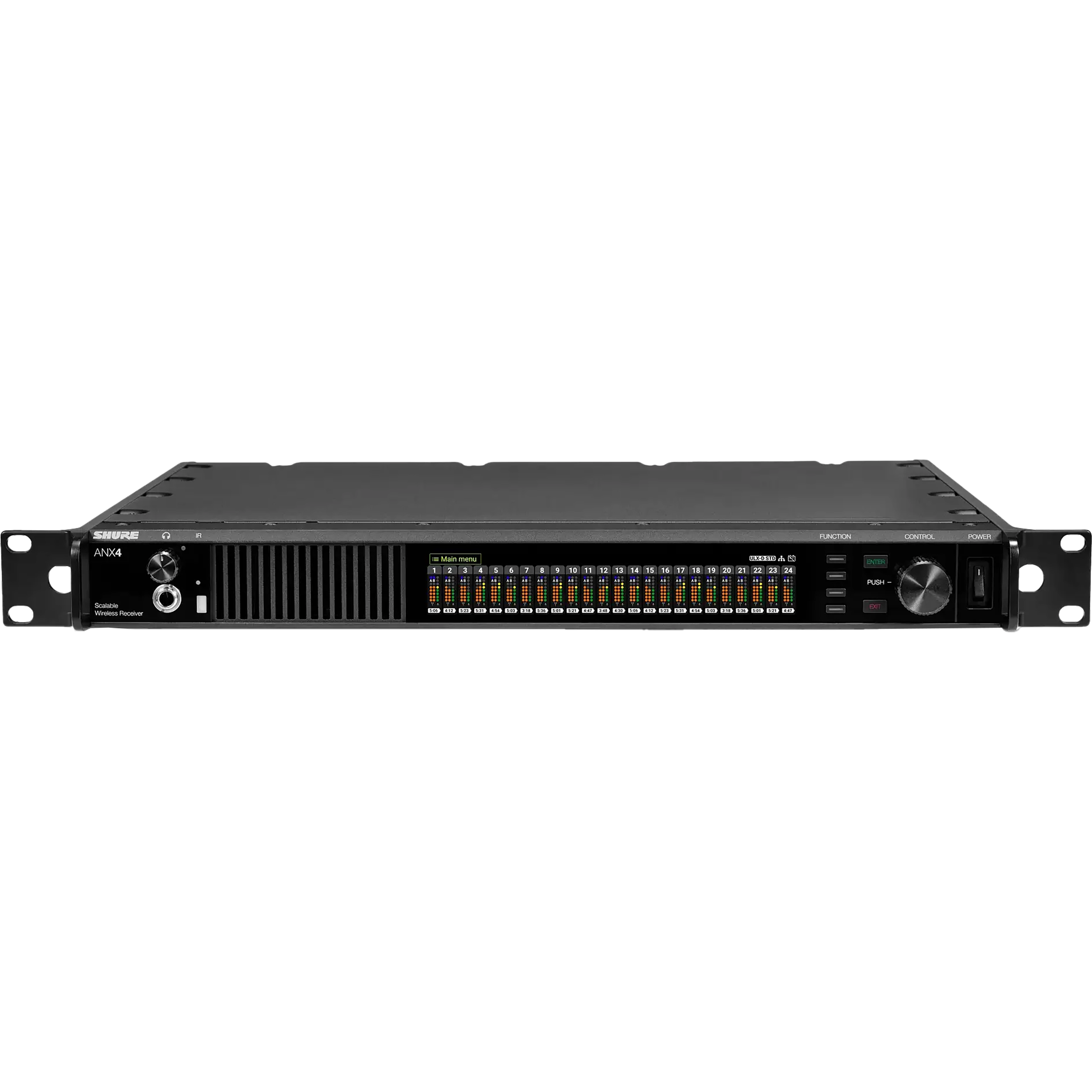 Shure ADX4 Scalable Receiver for Axient Digital and ULX-D – avBYFP