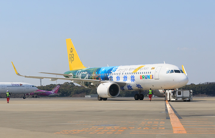 ロイヤルブルネイ航空、成田就航 A320neo、6月から週4往復に