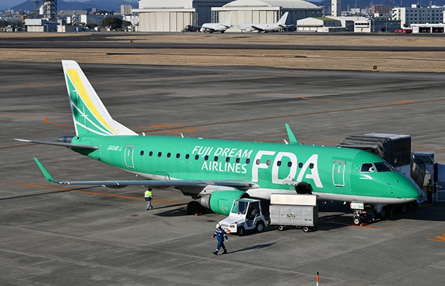 4号機だけどFDA最高齢、JAL破綻後の松本就航で唯一の中古導入