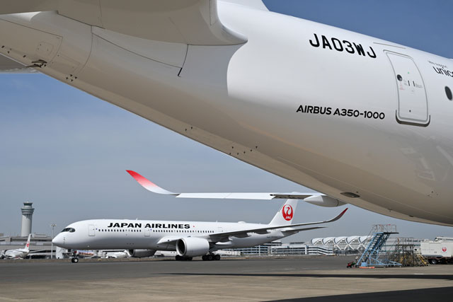 JAL A350-1000、3号機が羽田到着 3機体制でダラス4/17就航へ