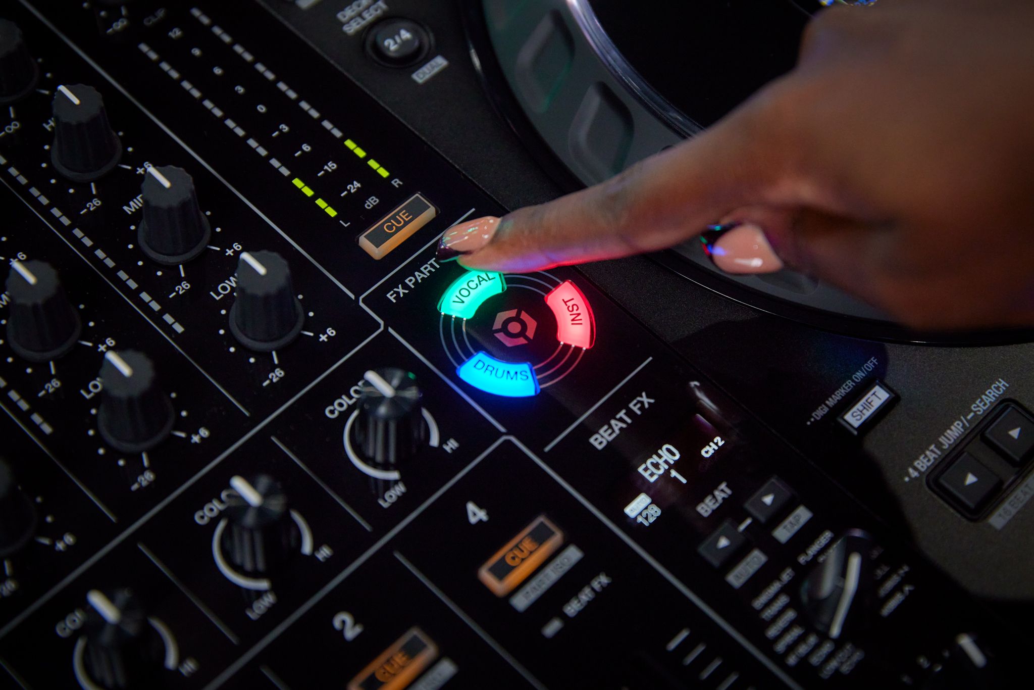 Pioneer DJ DDJ-FLX10 4-Ch. DJ Controller w/STEMS, DMX Output