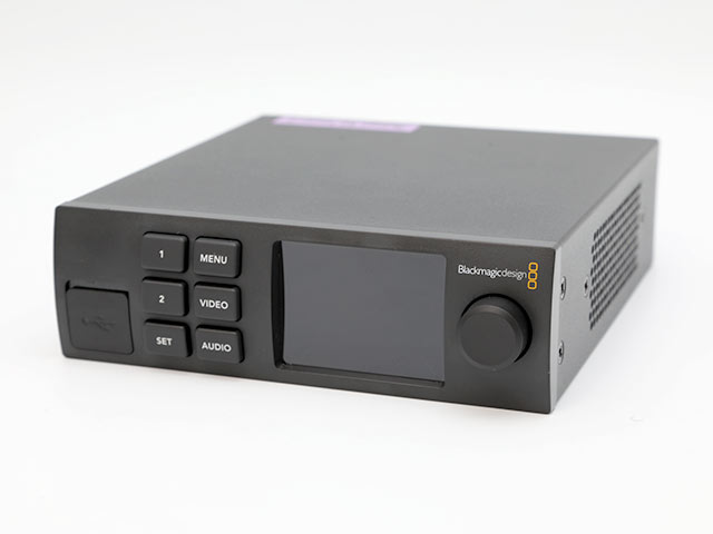Blackmagic Web Presenter Teranex Mini Smart Panel（フロントパネル