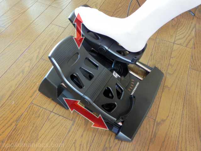Thrustmaster TFRP(T.Flight Rudder Pedals) ラダーペダルの使い方