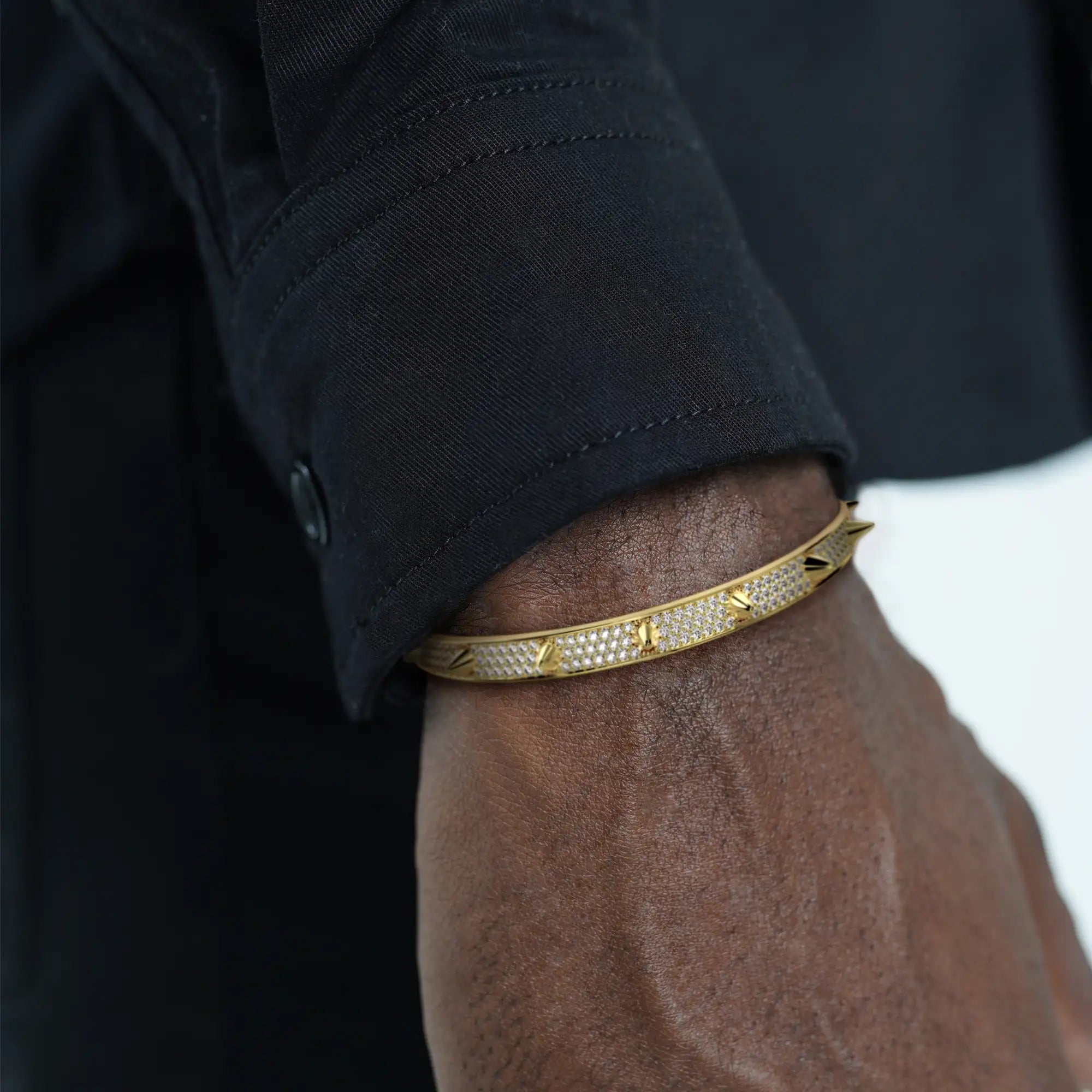 Spike Bangle Bracelet - 7mm – APORRO