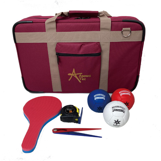 BC-AP-013] ボッチャボール820Rプラス 樹脂ボールケース付き セット