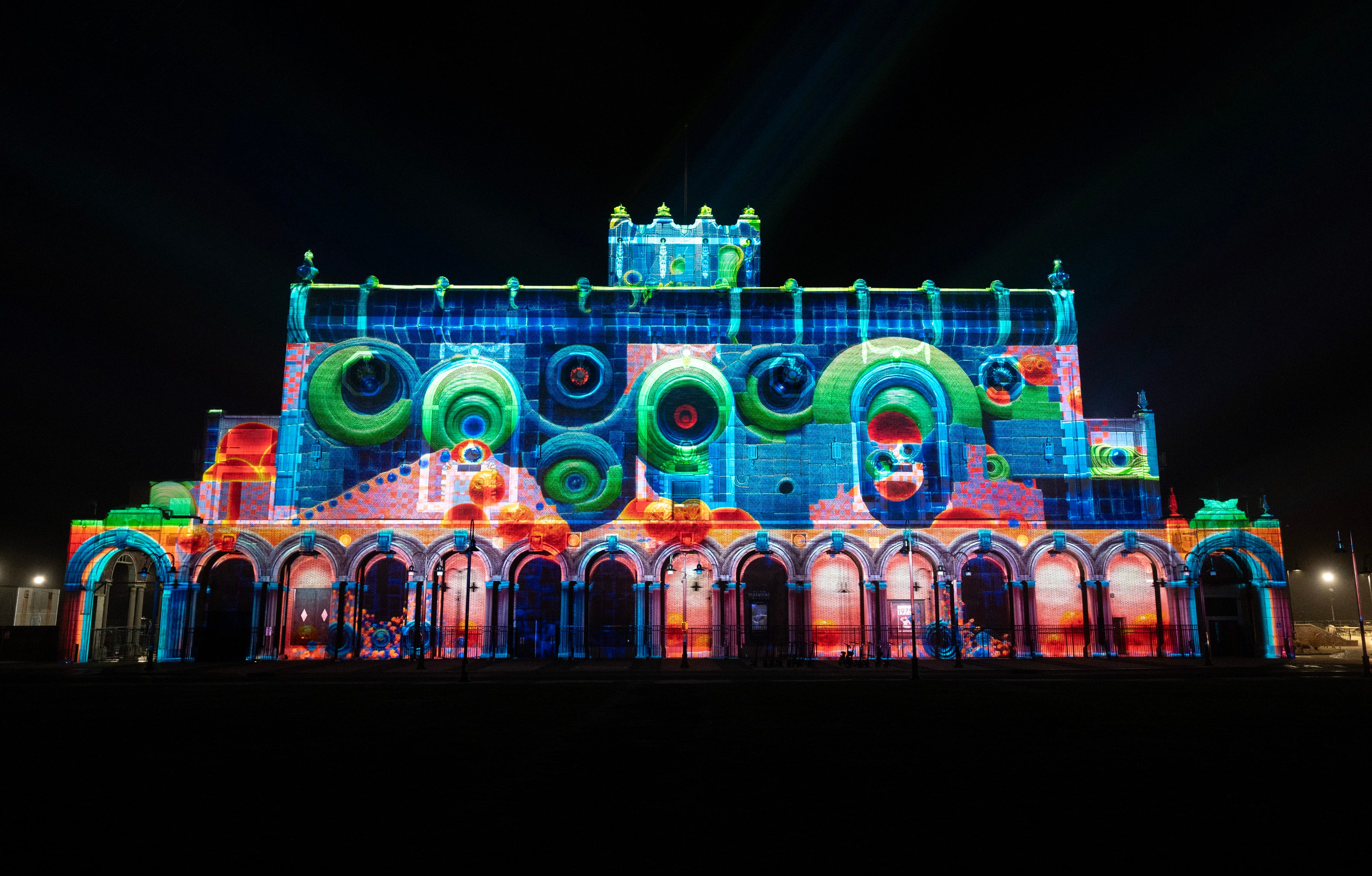 Bright idea! Convention Hall transformed by Color & Light