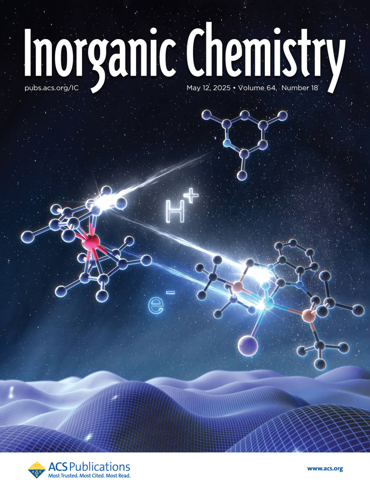 論文雑誌「Inorganic Chemistry」のカバーピクチャーを制作しました