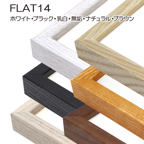 デッサン額縁：FLAT14 無垢:むく（アクリル）（既製品サイズ