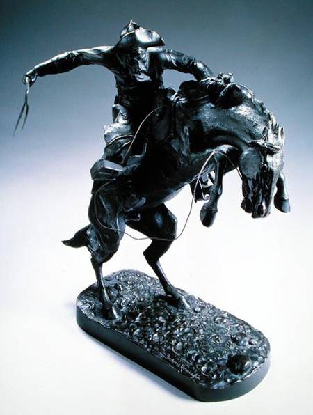 The Bronco Buster - Frederic Remington as art print or hand