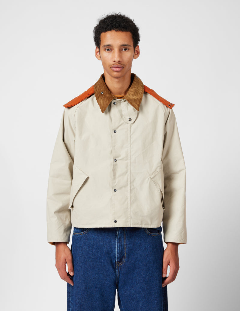 Barbour x Kaptain Sunshine Short Cruiser Jacket - Clay | Article.