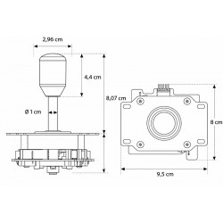 Seimitsu LSX-NOBI-01-PRO Arcade Joystick - Arcade Express