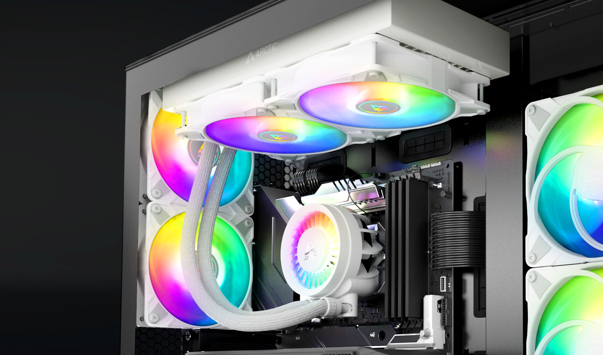 Liquid Freezer III 280 A-RGB (White) | Multicompatible All-in-One